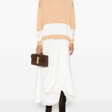 Elisabetta Franchi Sweaters Beige