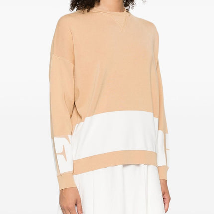 Elisabetta Franchi Sweaters Beige