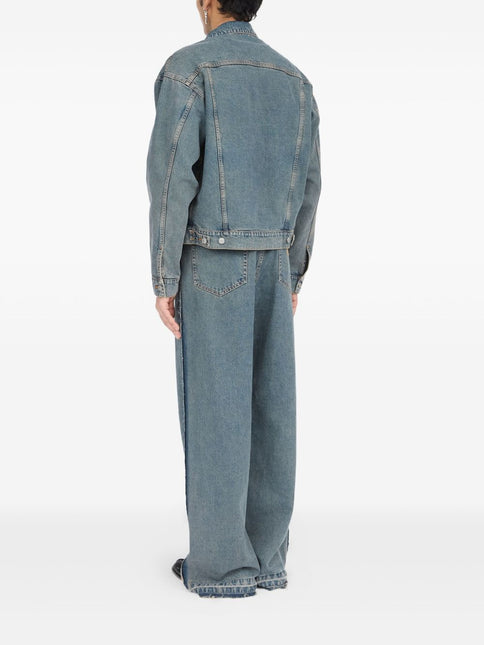 MM6 Maison Margiela Coats Clear Blue