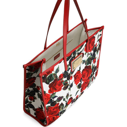Dolce & Gabbana Large rose-print shoulder bag