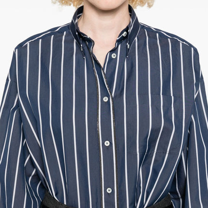 Brunello Cucinelli Shirts Blue