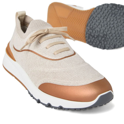 Brunello Cucinelli Techno cotton knit runners