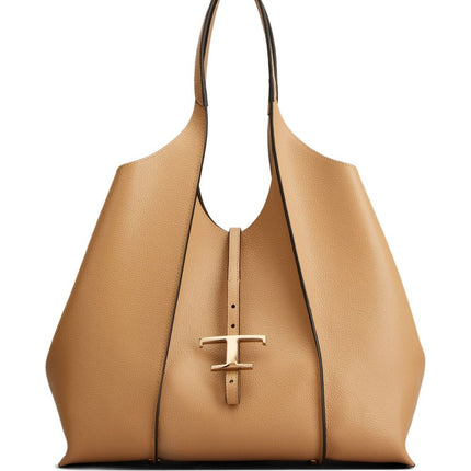 Tod's T Timeless Medium Leather Shopping Bag