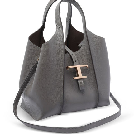 Tod's T Timeless Mini Leather Shopping Bag