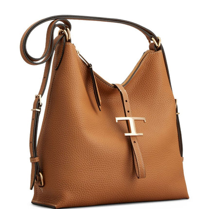 Tod's T Timeless Small Leather Shoulder Bag