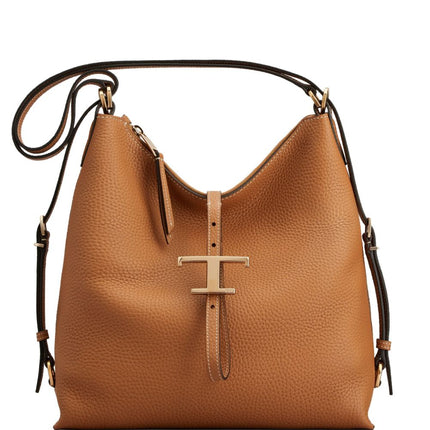 Tod's T Timeless Small Leather Shoulder Bag