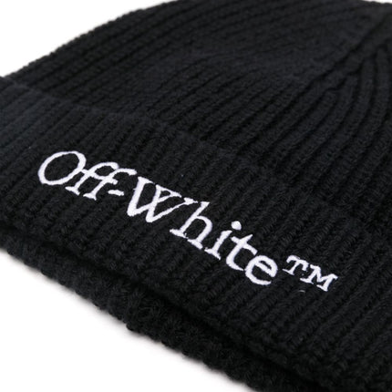 Off White wool beanie
