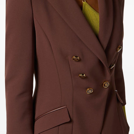 Elisabetta Franchi Jackets Brown