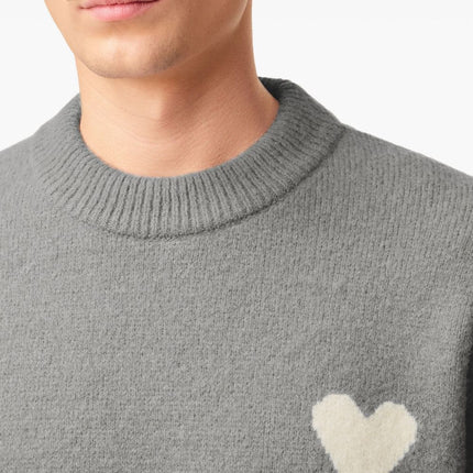 Ami Paris Sweaters Grey