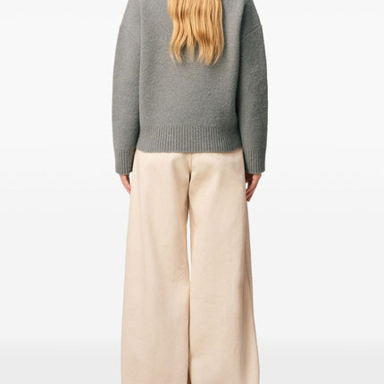 Ami Paris Sweaters Grey