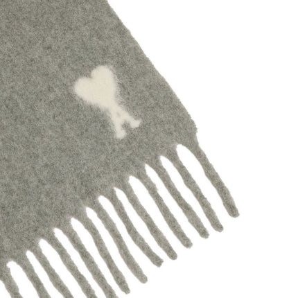 Ami Paris Ami De Coeur wool scarf