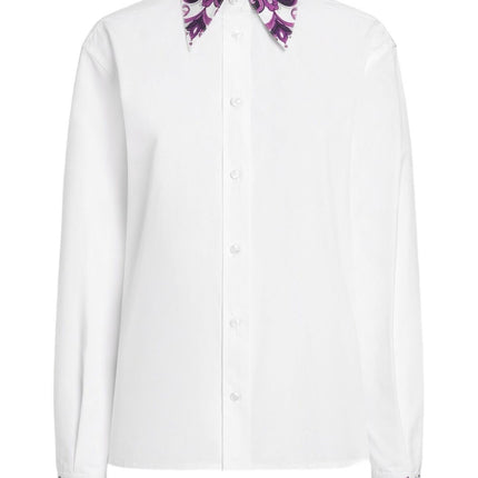 Dolce & Gabbana Cotton shirt with maiolica print