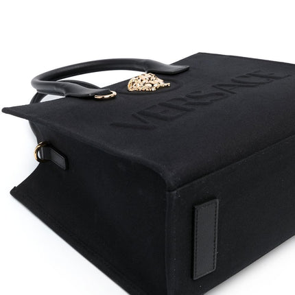 Versace Small La Medusa canvas tote bag