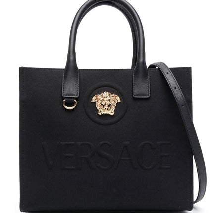 Versace Small La Medusa canvas tote bag