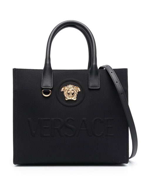 Versace Small La Medusa canvas tote bag