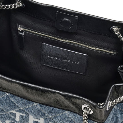 Marc Jacobs The Quilted Denim Large Chain Sack Bag