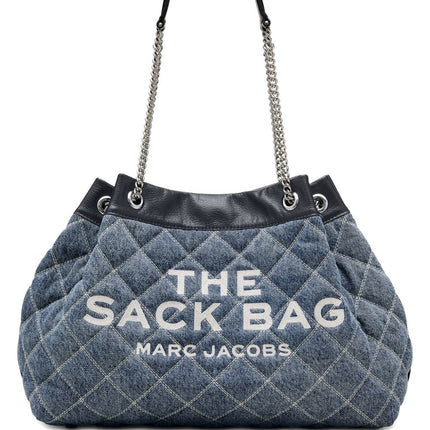 Marc Jacobs The Quilted Denim Large Chain Sack Bag
