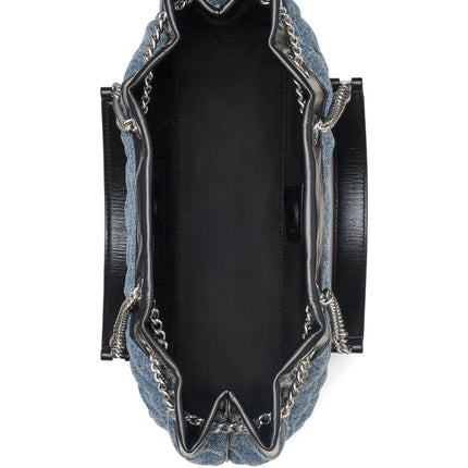 Marc Jacobs The Quilted Denim Chain Sack Bag