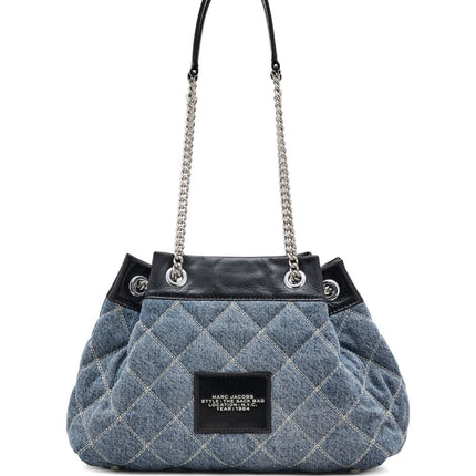 Marc Jacobs The Quilted Denim Chain Sack Bag