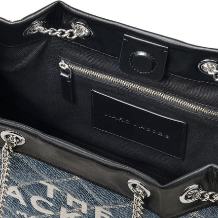 Marc Jacobs The Quilted Denim Chain Sack Bag