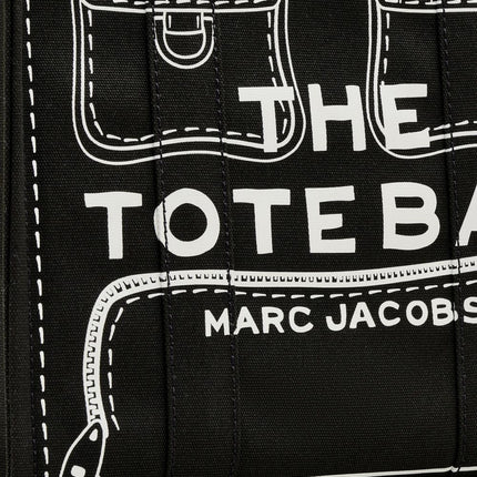 Marc Jacobs The Trompe L'Oeil Cargo Canvas Medium Tote Bag
