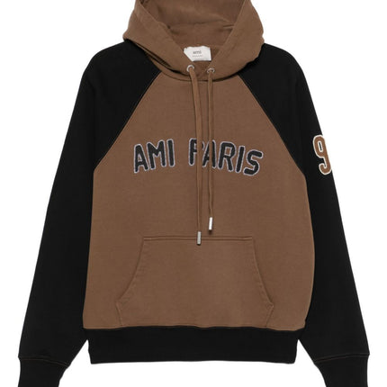 Ami Paris Sweaters Brown