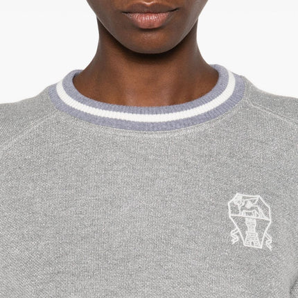 Brunello Cucinelli Sweaters Grey