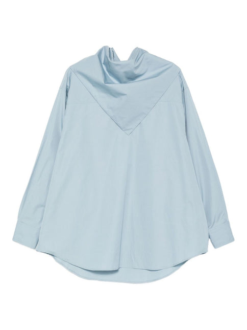 Ami Paris Shirts Clear Blue