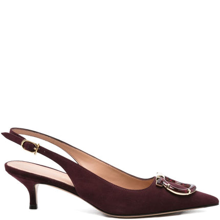 Ferragamo With Heel Bordeaux