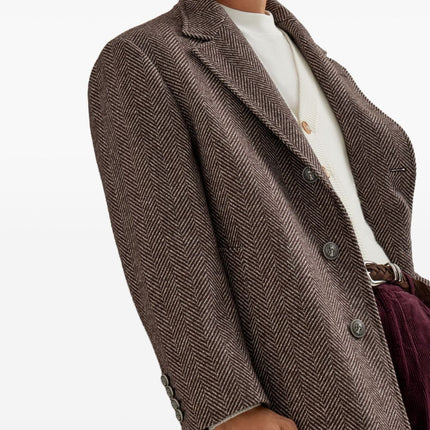 Brunello Cucinelli Coats Brown