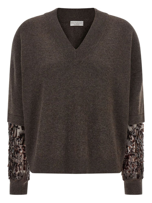 Brunello Cucinelli Sweaters Brown