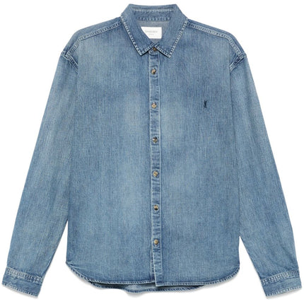 Saint Laurent  Shirts Clear Blue