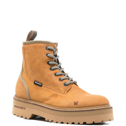 Woolrich Boots Leather Brown