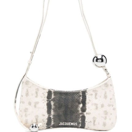 JACQUEMUS The Bisou Perle ball-embellished shoulder bag