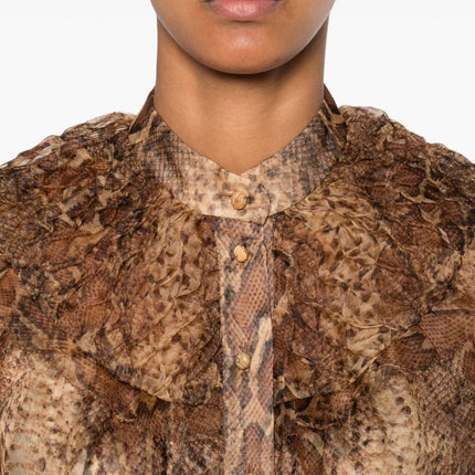 Zimmermann Shirts Brown