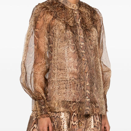 Zimmermann Shirts Brown