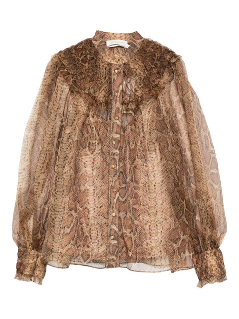 Zimmermann Shirts Brown