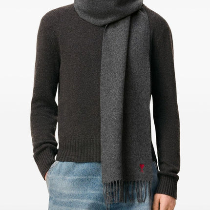 Ami Paris Scarfs Grey