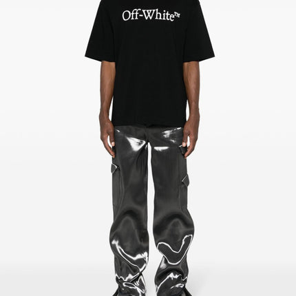Off White T-shirts and Polos Black