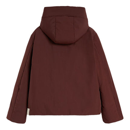 JIL SANDER PLUS Coats Bordeaux