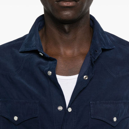 Brunello Cucinelli Shirts Blue