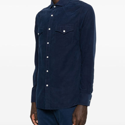 Brunello Cucinelli Shirts Blue