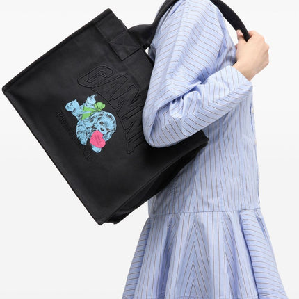 Ganni Puppy Large Tote