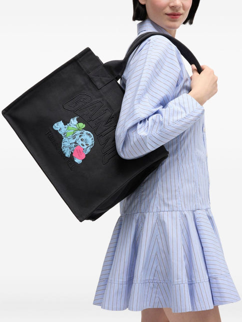 Ganni Puppy Large Tote