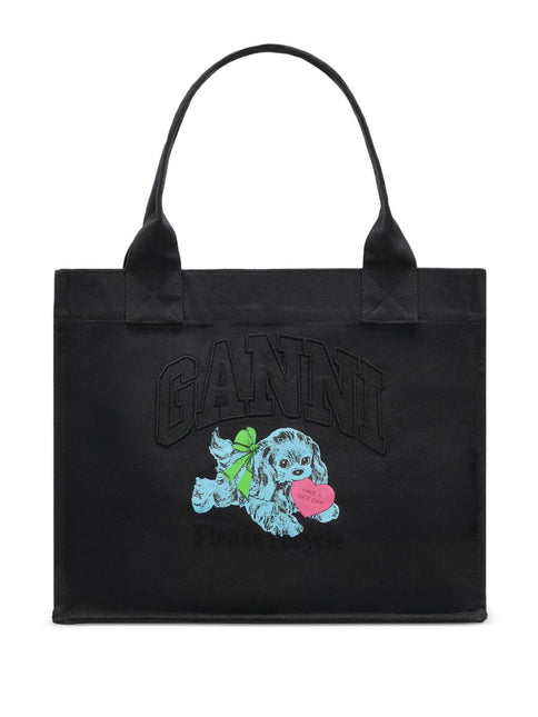 Ganni Puppy Large Tote
