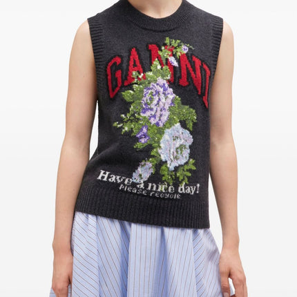 GANNI Sweaters Grey