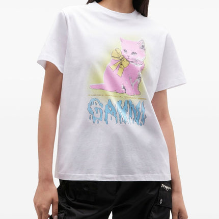 GANNI T-shirts and Polos White