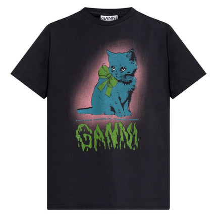 GANNI T-shirts and Polos Grey