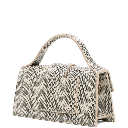 JACQUEMUS Le Bambino snake-print tote bag