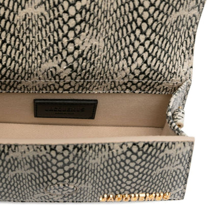 JACQUEMUS Le Bambino snake-print tote bag